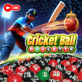 Cricket Ball Roulette wheel on Hawk Live